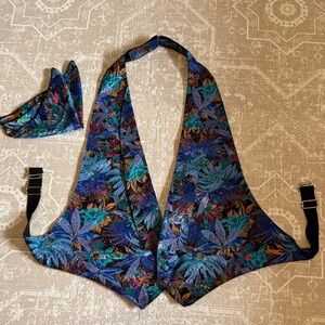 Vintage 80’s/90’s Vest & Pocket Square